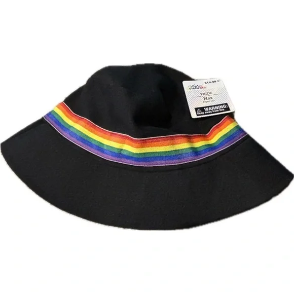 Rainbow band bucket hat - Picture 3 of 8
